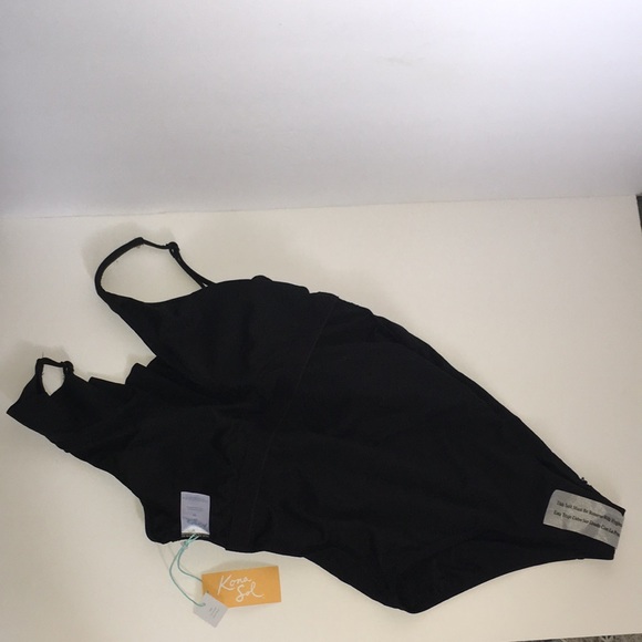 NWT Kona Sol swim black one piece size M. - Picture 13 of 16